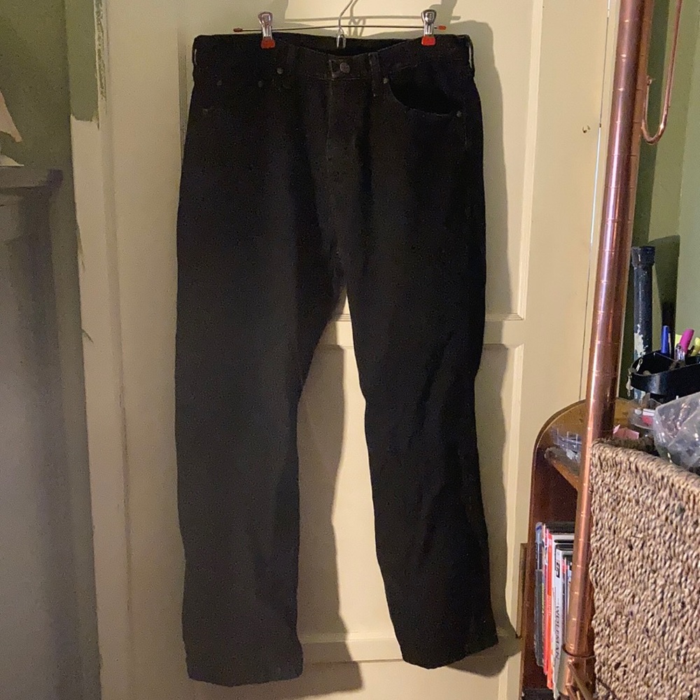 Men’s wrangler jeans black size 34X 30